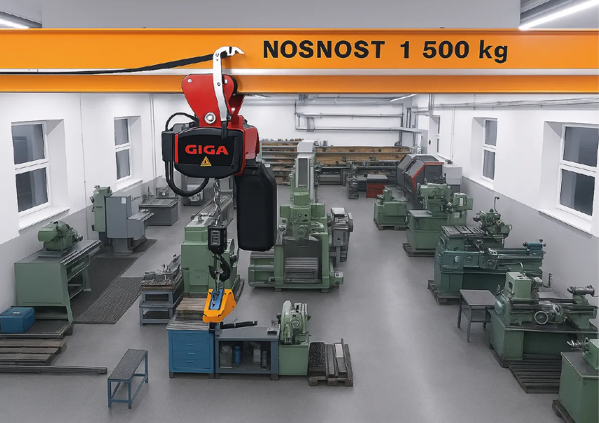 HSH Nástrojárna Portálový jeřáb GIGA 1500 Kg